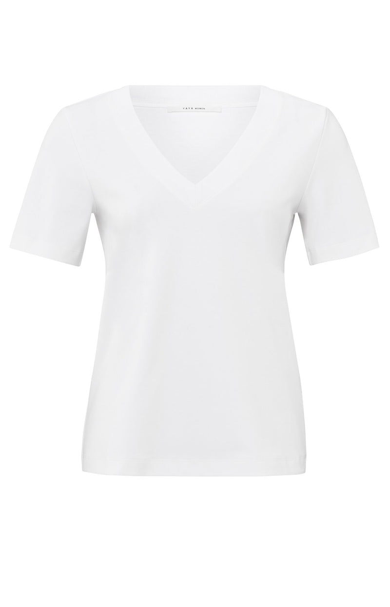 T-shirts korte mouw wit YAYA