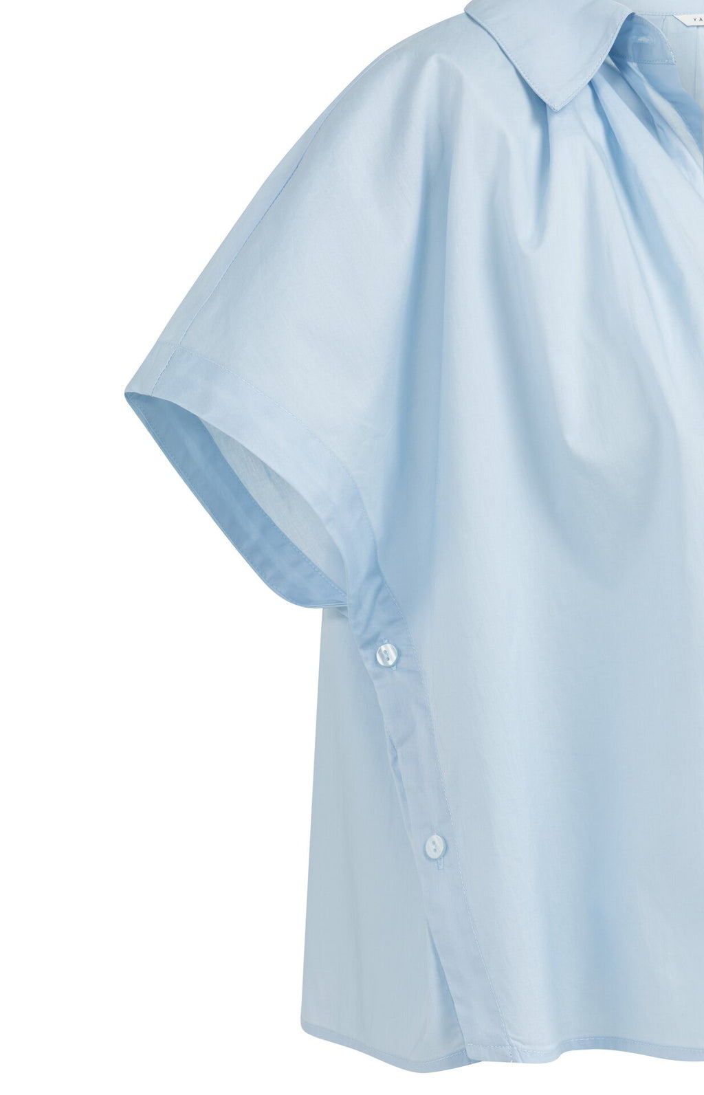 Blouses korte mouw blauw YAYA