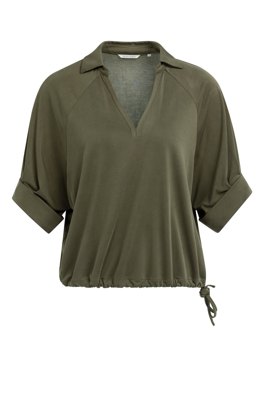 Blouses korte mouw groen YAYA