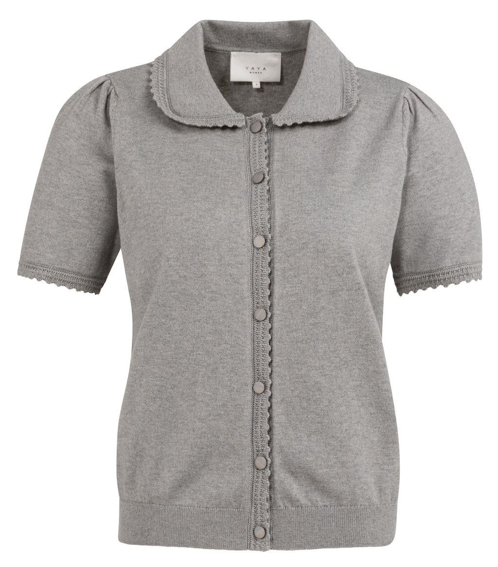 Cardigans grijs YAYA