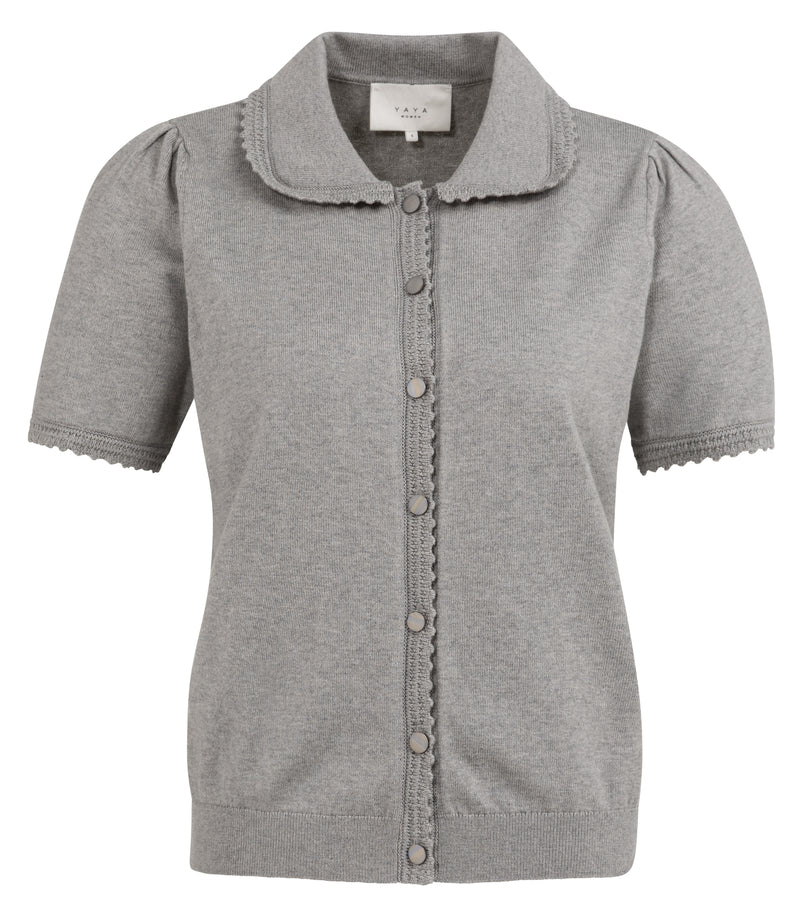 Cardigans grijs YAYA