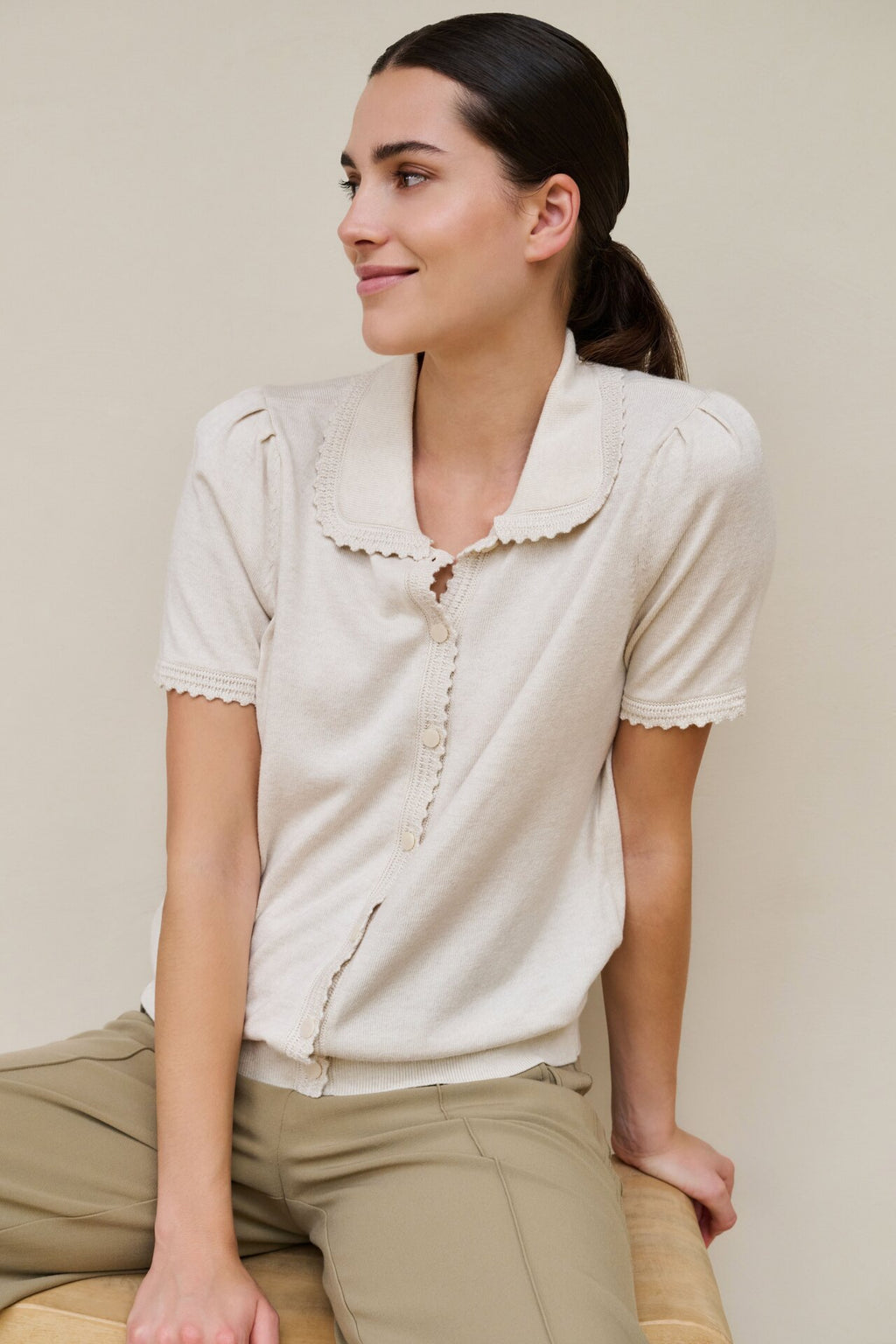 Cardigans beige YAYA