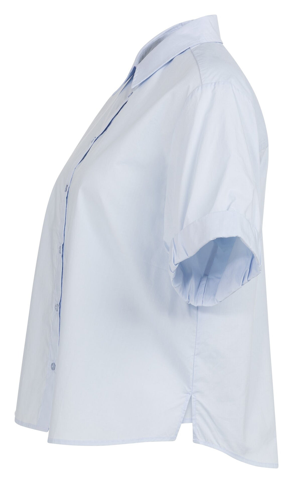 Blouses korte mouw blauw YAYA