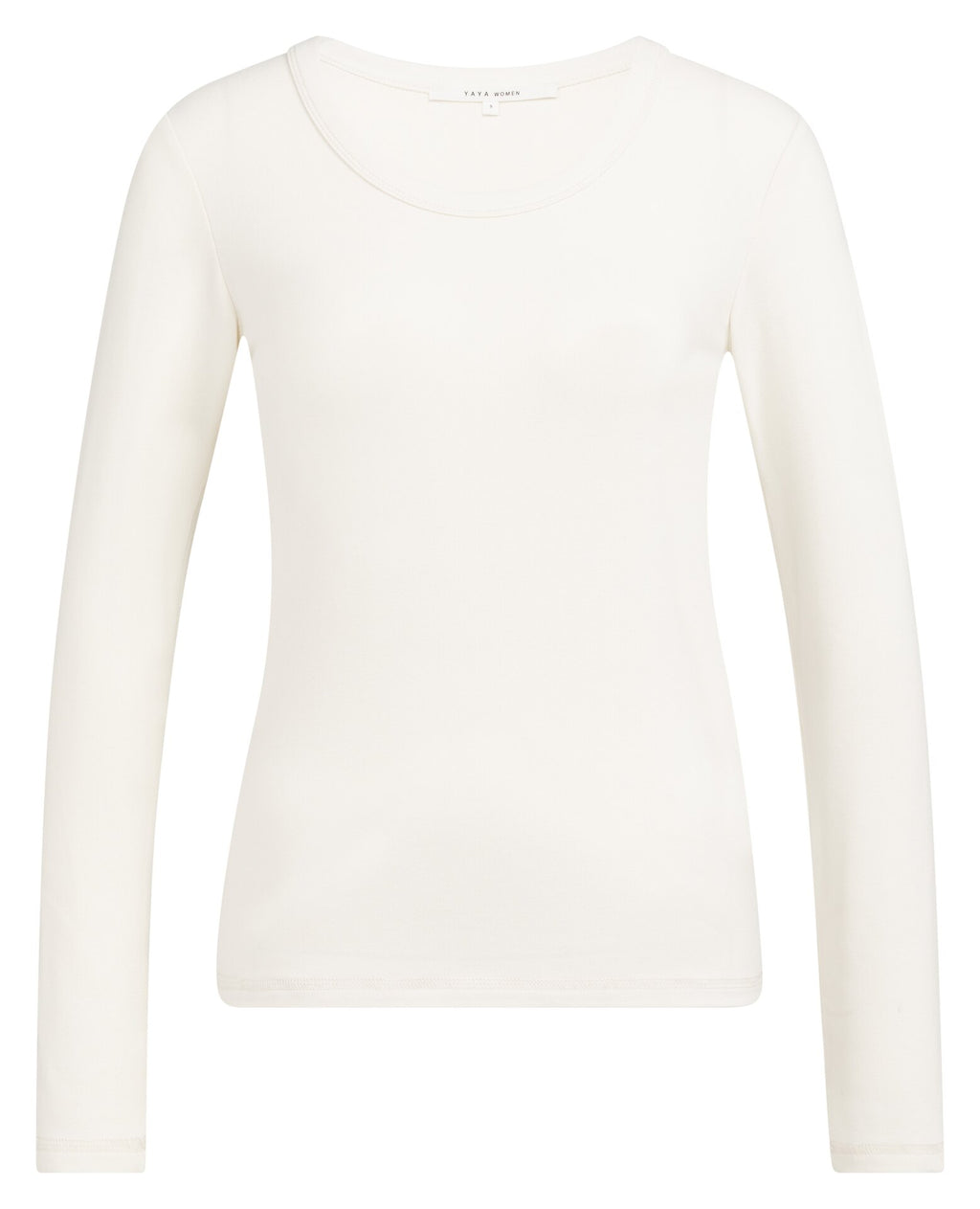 T-shirts lange mouw wit YAYA