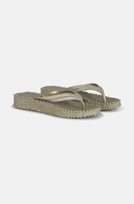 Slippers goud Ilse Jacobsen