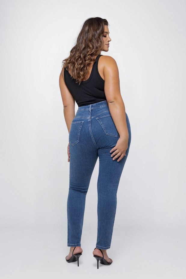 Jeans blauw FOX FACTOR.