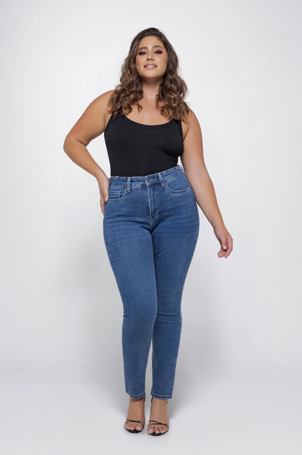 Jeans blauw FOX FACTOR.