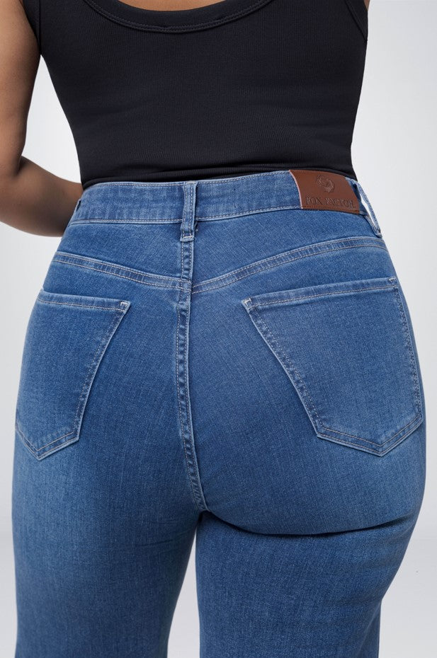 Jeans blauw FOX FACTOR.