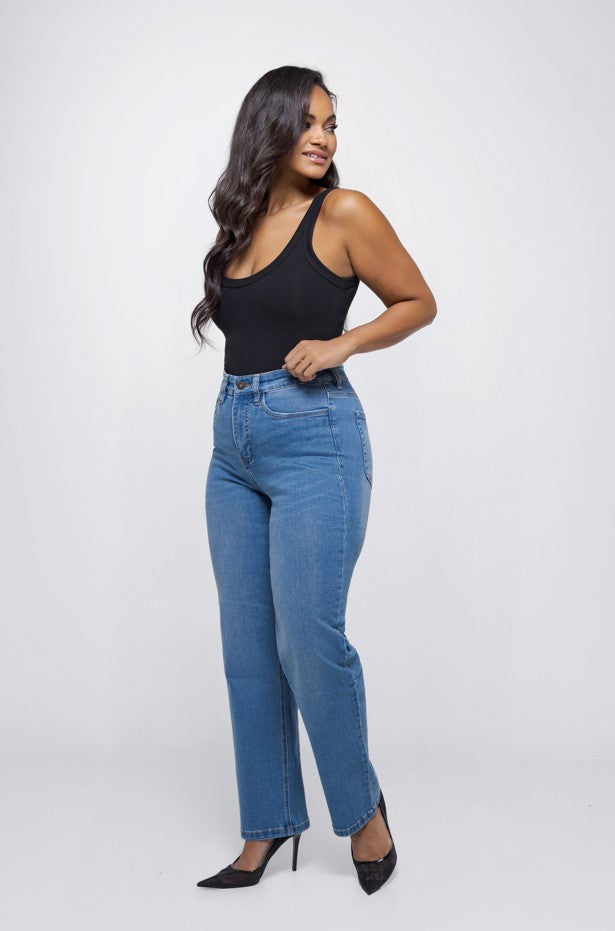 Jeans blauw FOX FACTOR.