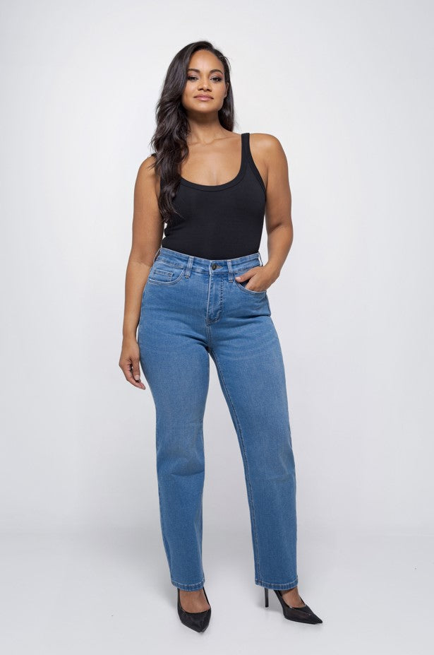 Jeans blauw FOX FACTOR.