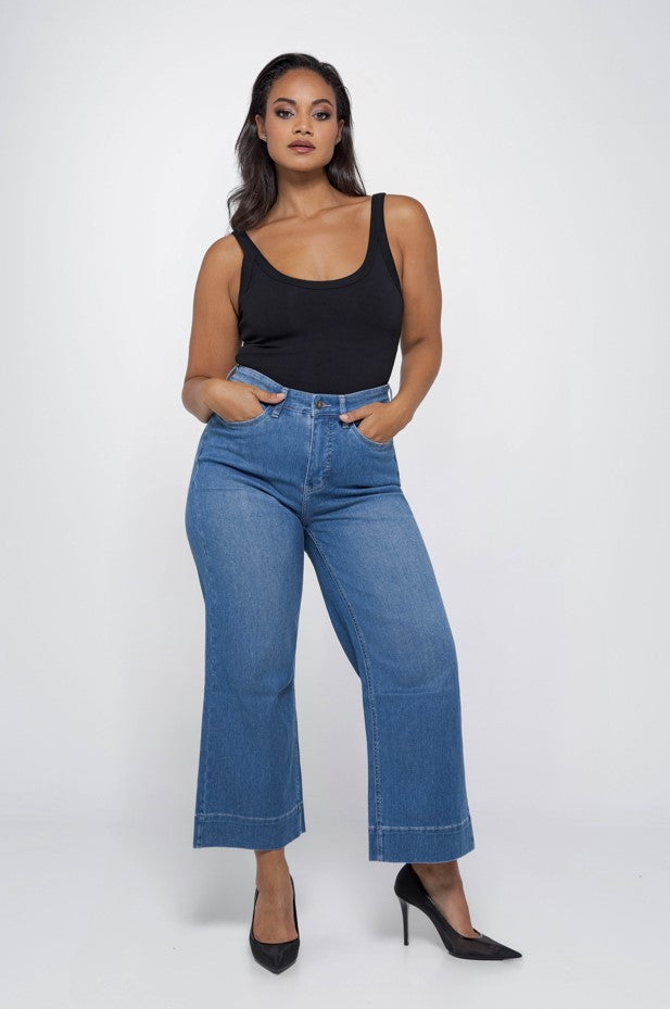 Jeans blauw FOX FACTOR.