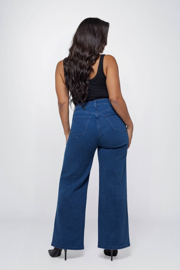 Jeans blauw FOX FACTOR.