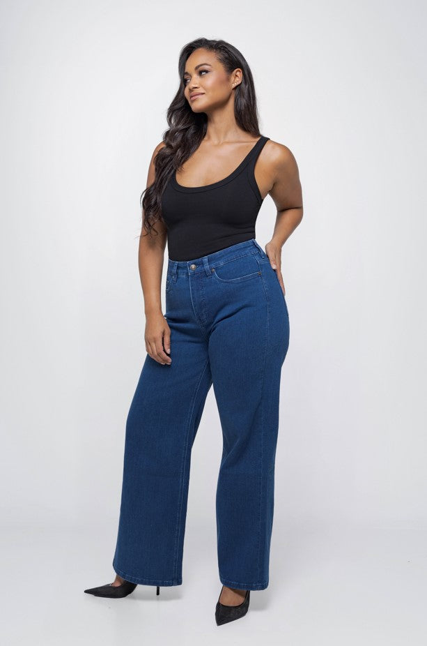 Jeans blauw FOX FACTOR.