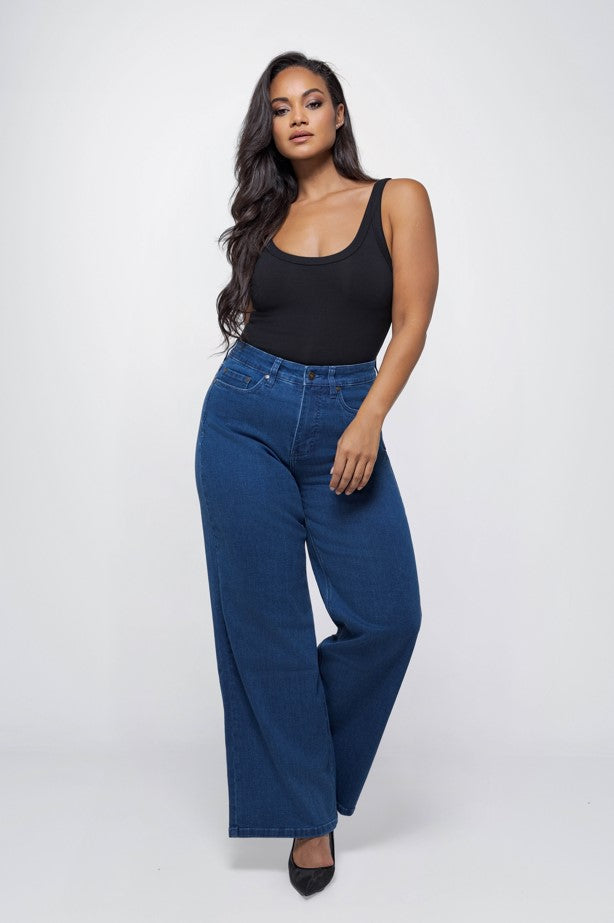 Jeans blauw FOX FACTOR.