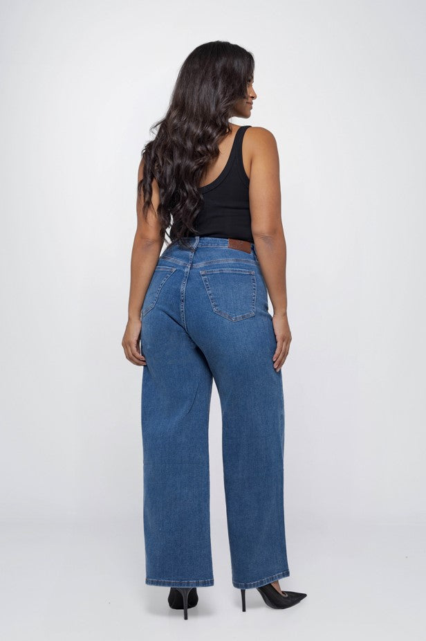 Jeans blauw FOX FACTOR.