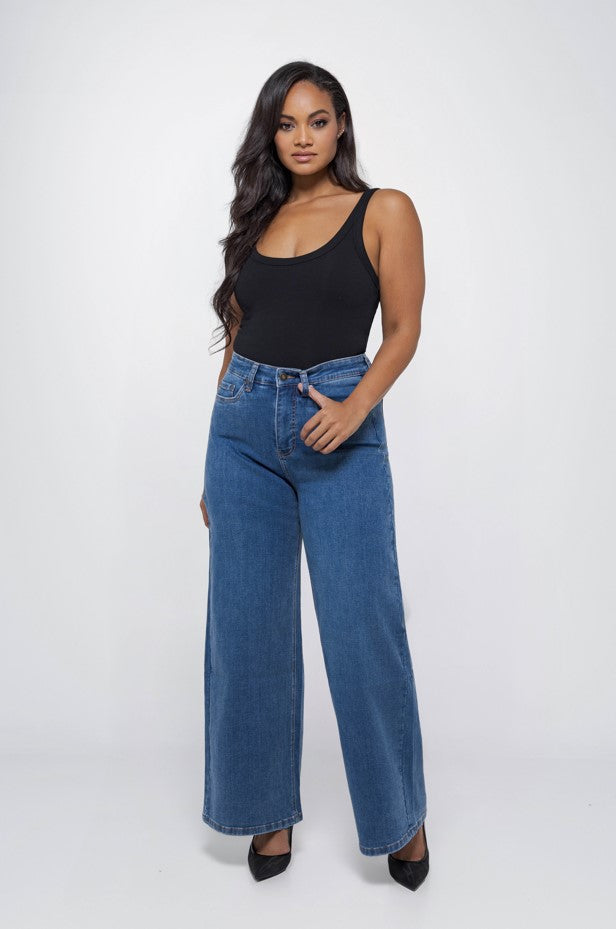 Jeans blauw FOX FACTOR.