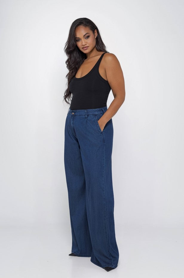 Jeans blauw FOX FACTOR.