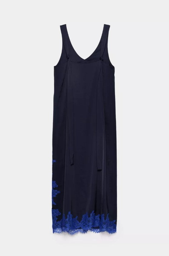 Jurken zonder mouw navy CKS