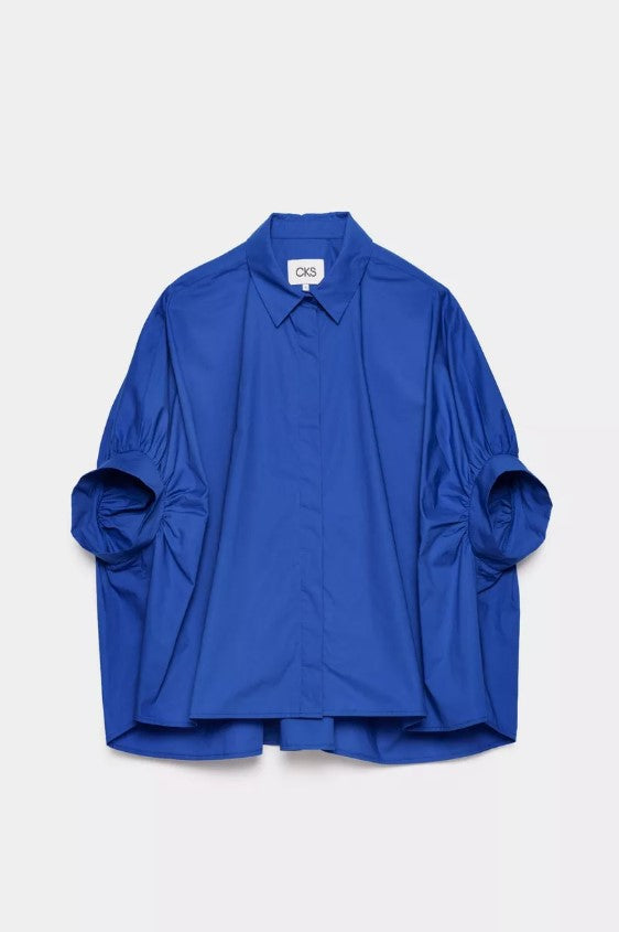 Blouses lange mouw blauw CKS