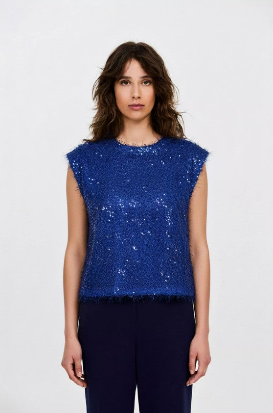 Tops blauw CKS