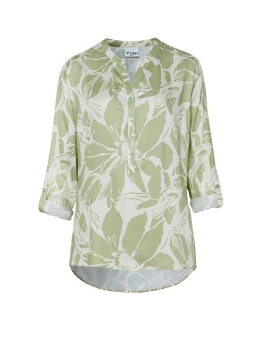 Blouses lange mouw groen TONI