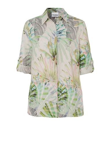 Blouses lange mouw groen TONI