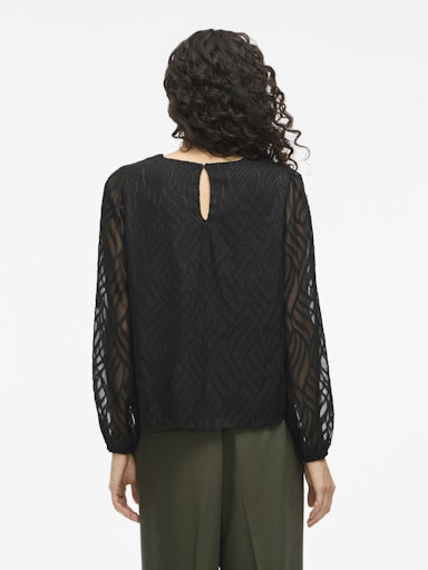 Blouses lange mouw zwart VILA