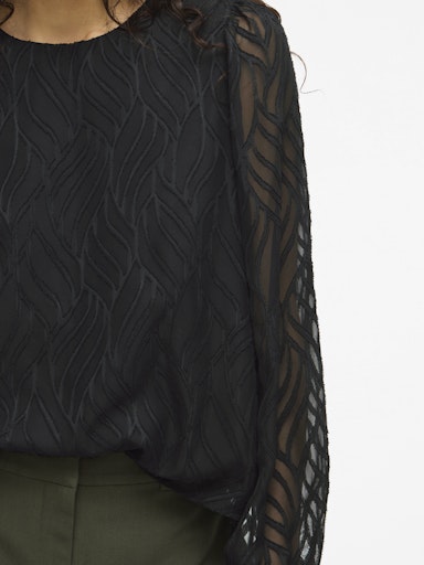 Blouses lange mouw zwart VILA