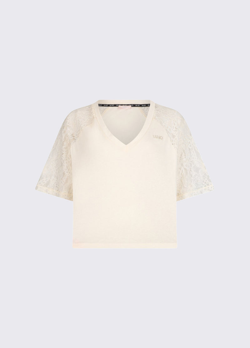 T-shirts korte mouw wit Liu Jo