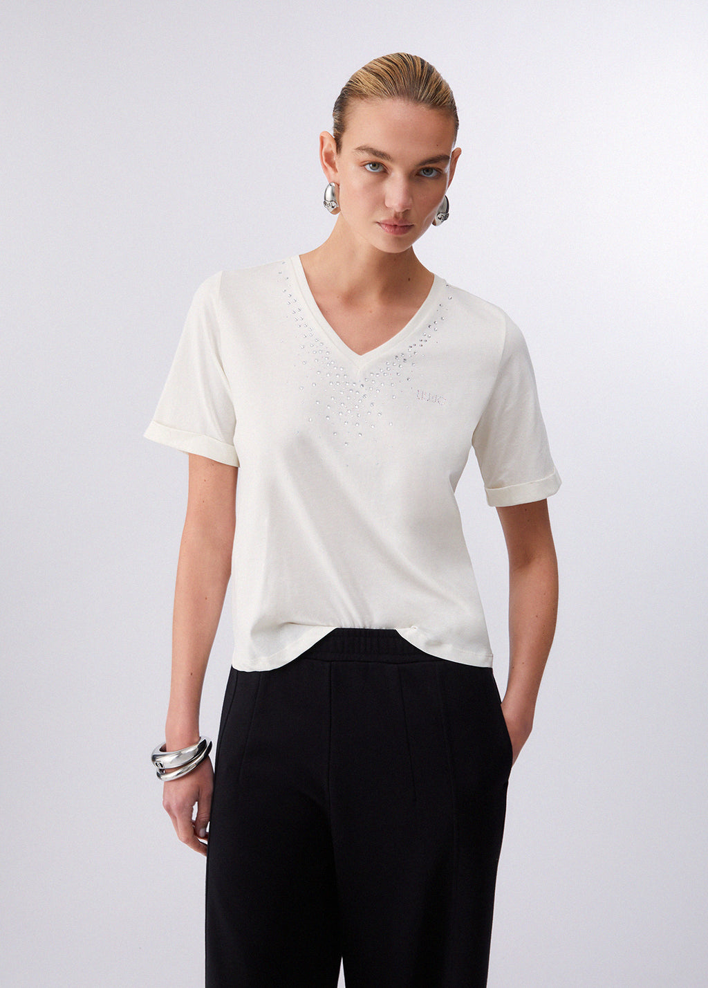 T-shirts korte mouw wit Liu Jo
