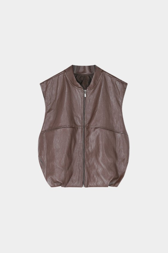 Leren jassen bruin BLACK ROSE