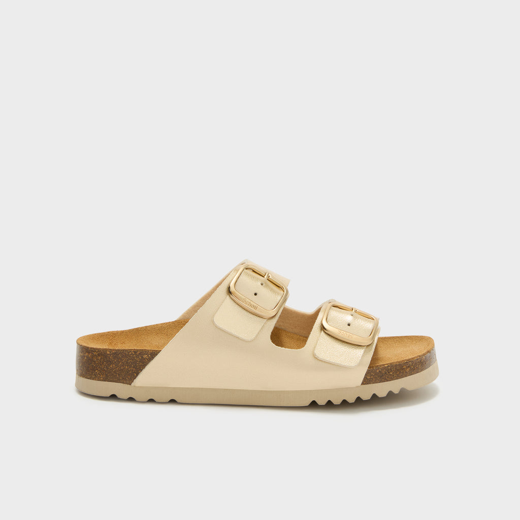Slippers goud Scholl