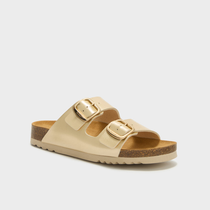 Slippers goud Scholl