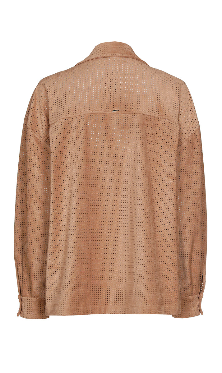 Blouses korte mouw bruin Xandres