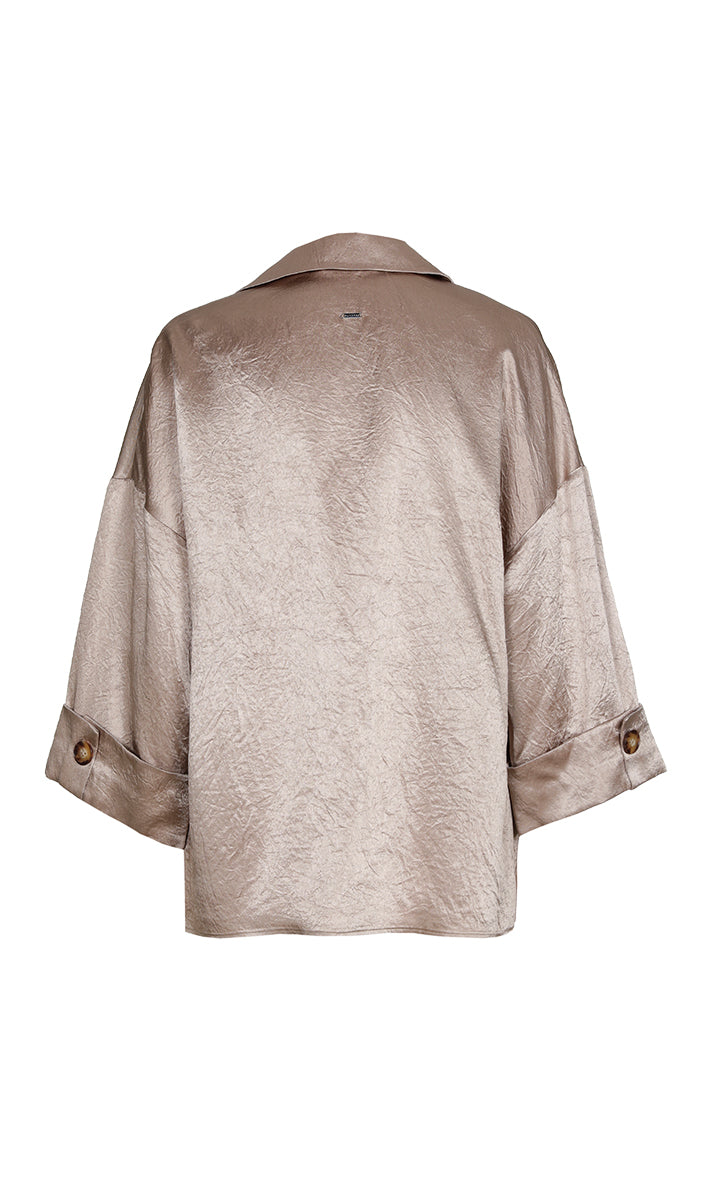 Blouses lange mouw blauw Xandres