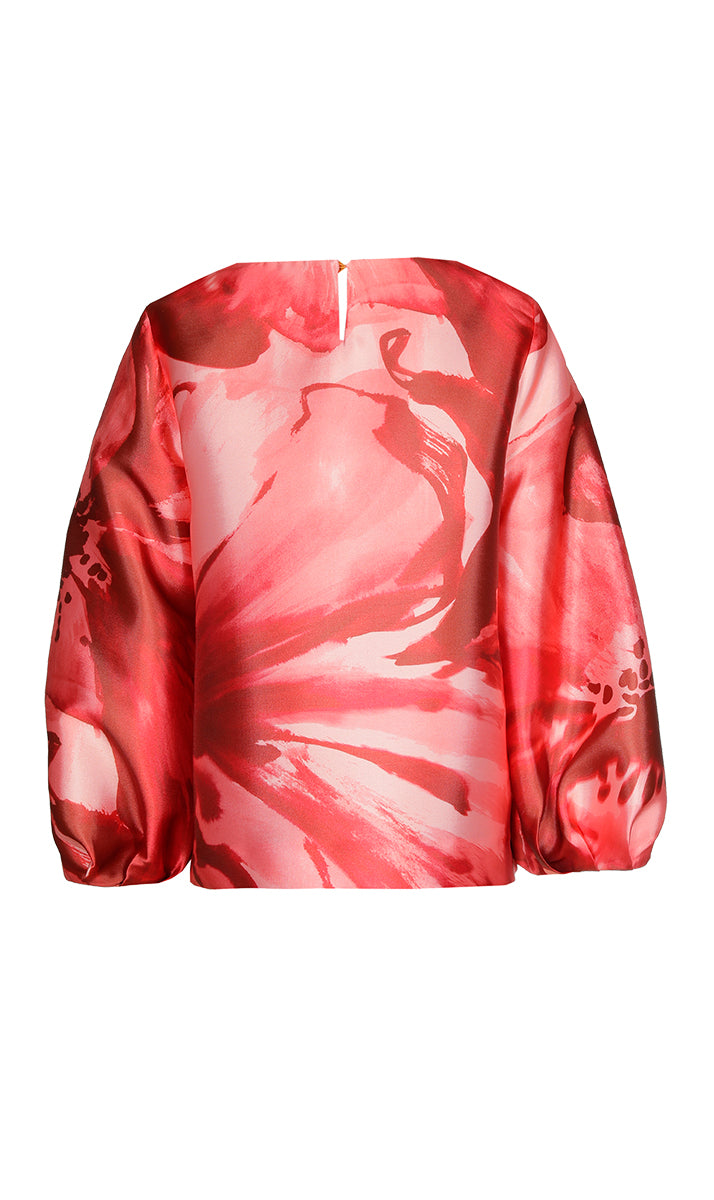 Blouses lange mouw oranje Xandres