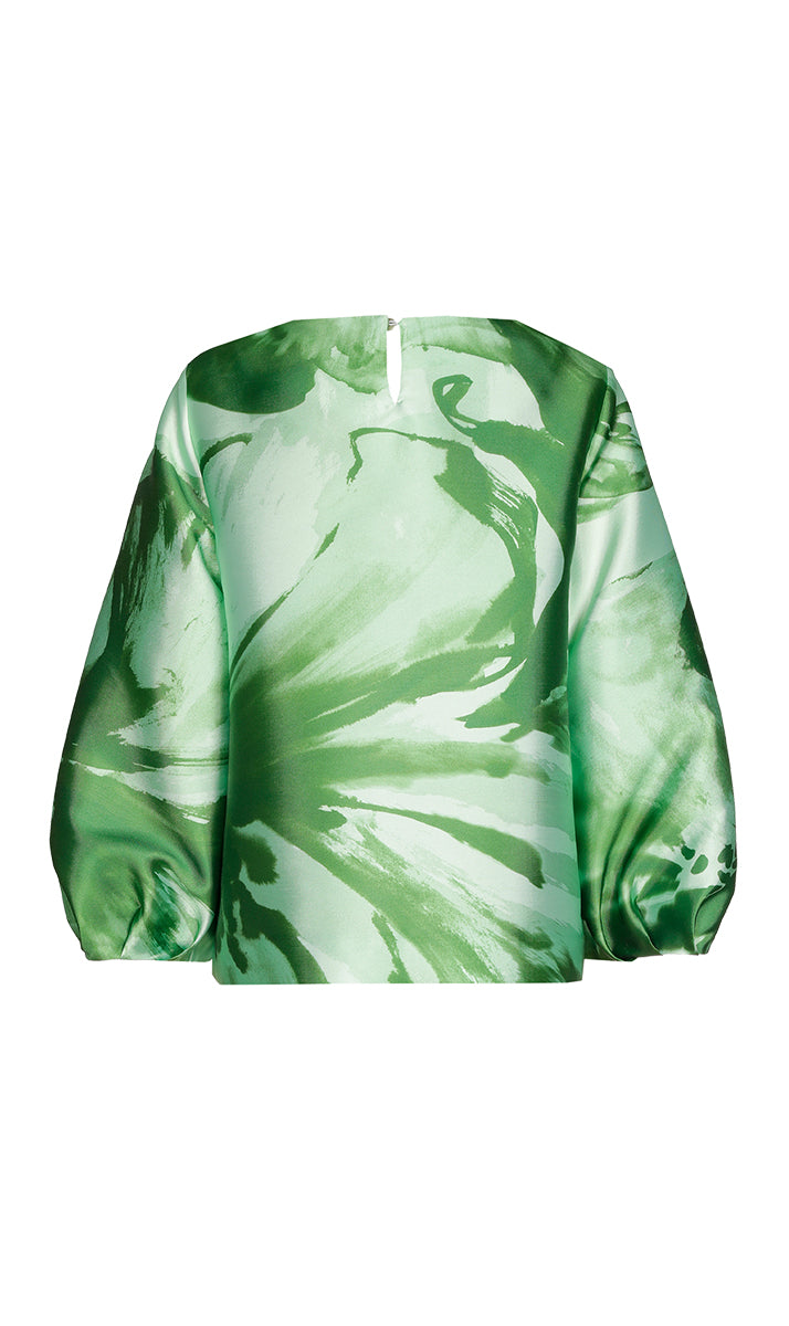 Blouses lange mouw groen Xandres