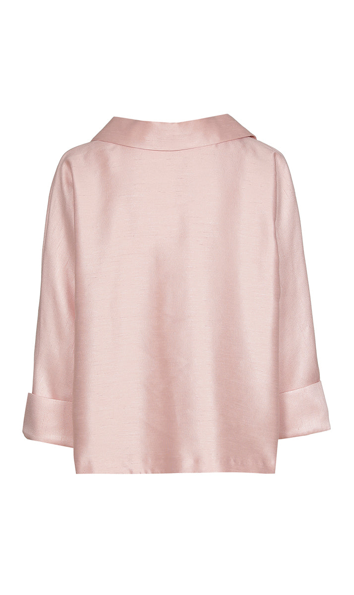 Blouses lange mouw roze Xandres