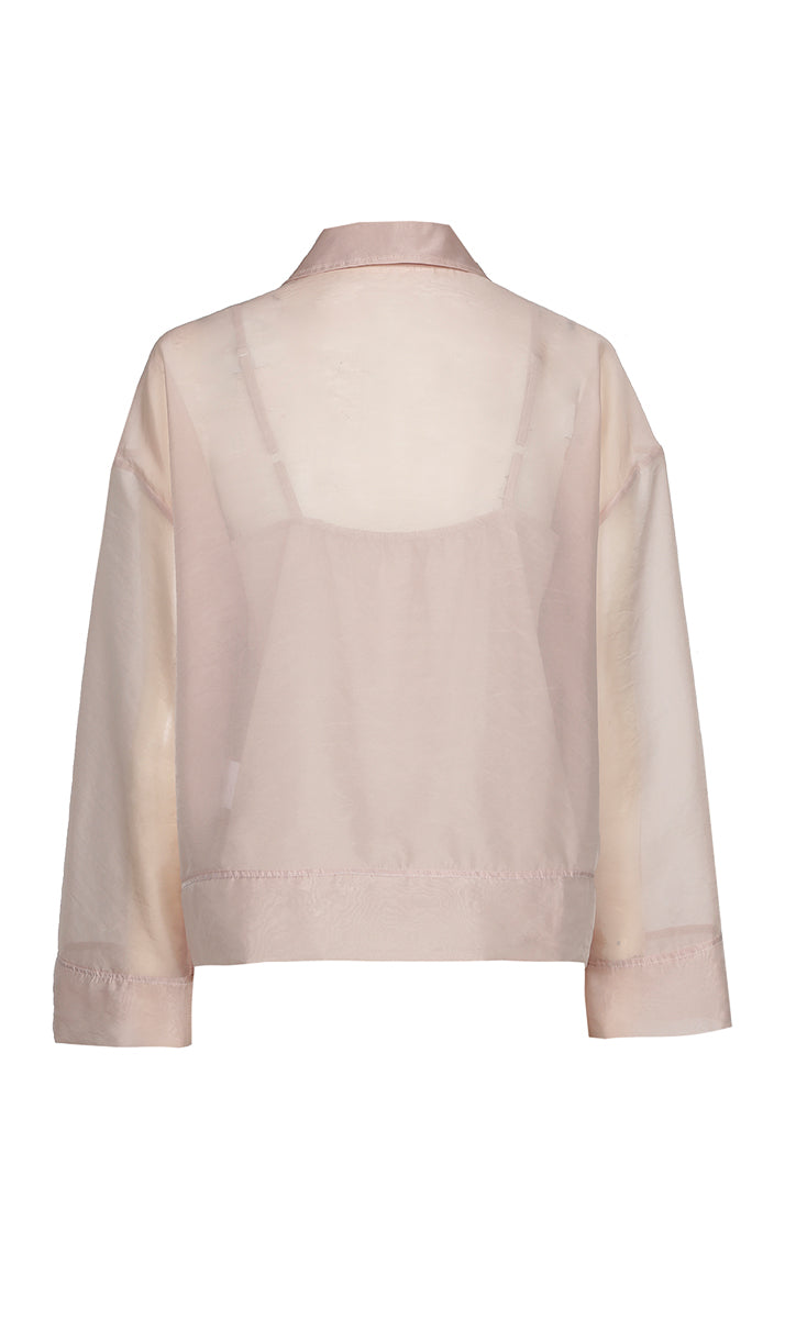 Blouses lange mouw bruin Xandres