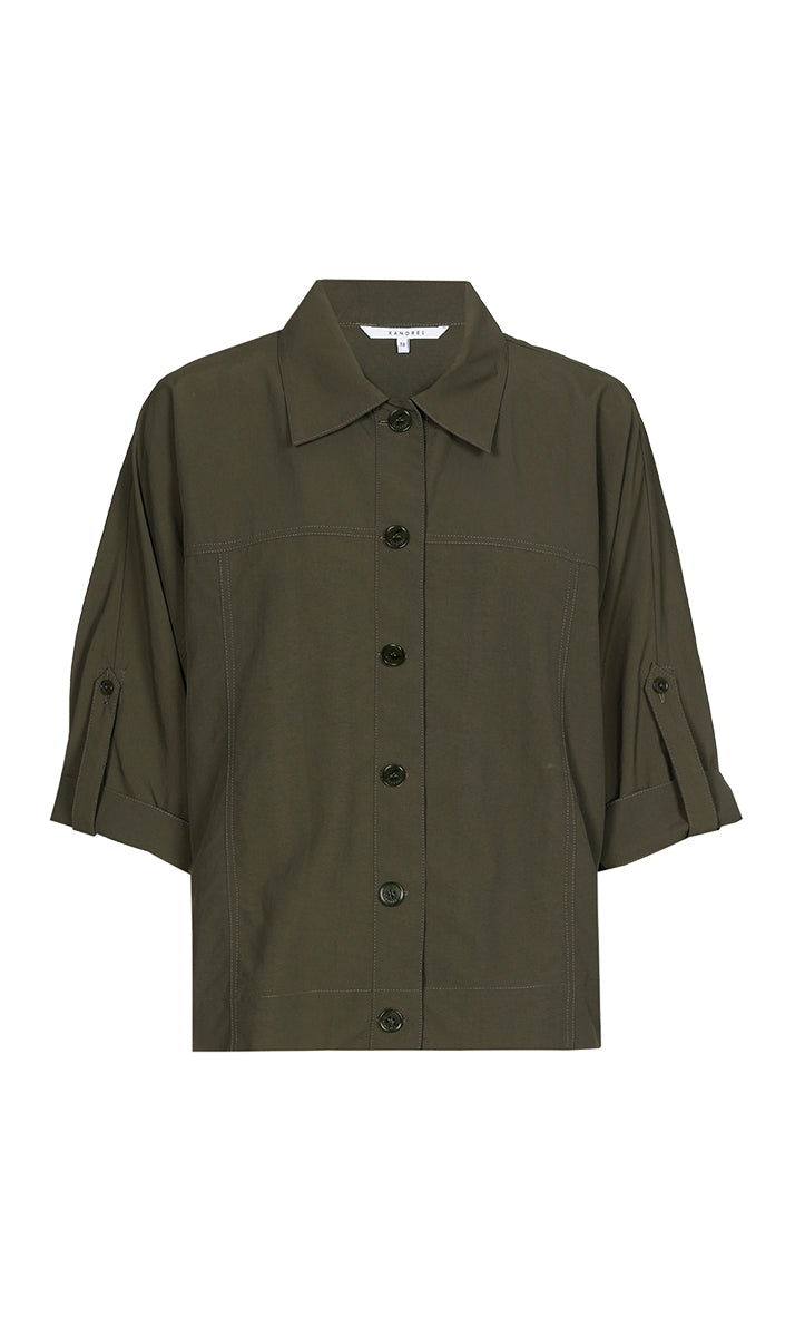 Blouses korte mouw groen Xandres