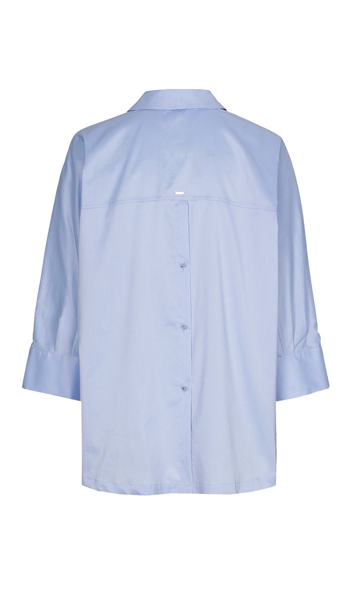 Blouses korte mouw blauw Xandres