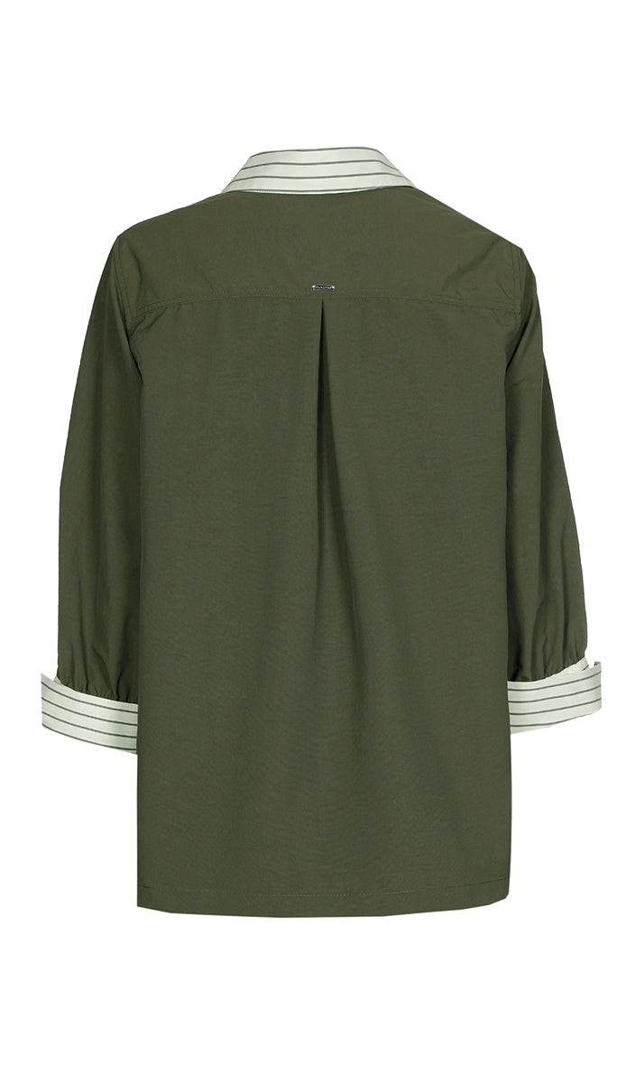 Blouses korte mouw groen Xandres