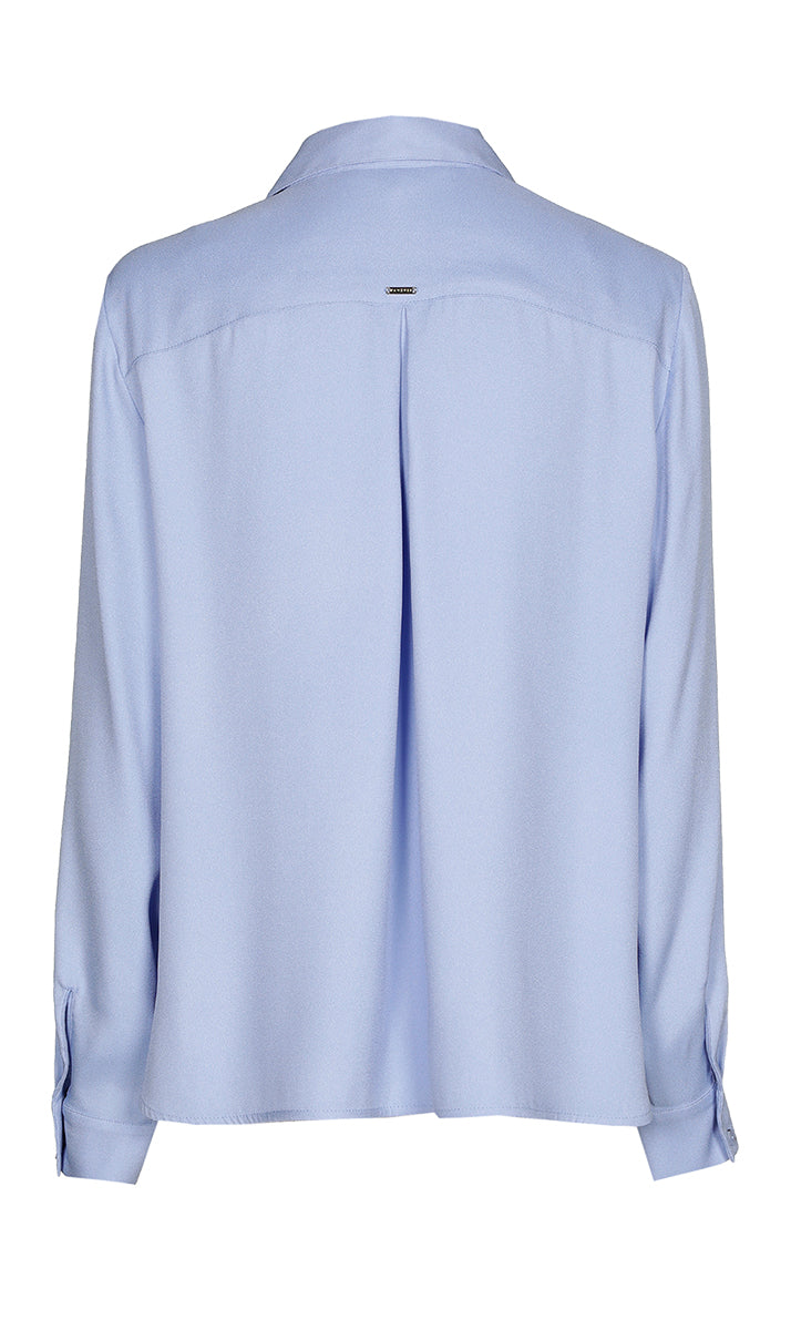 Blouses korte mouw blauw Xandres