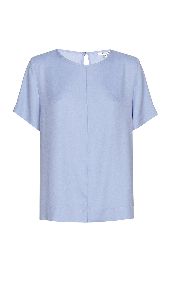 Blouses korte mouw blauw Xandres
