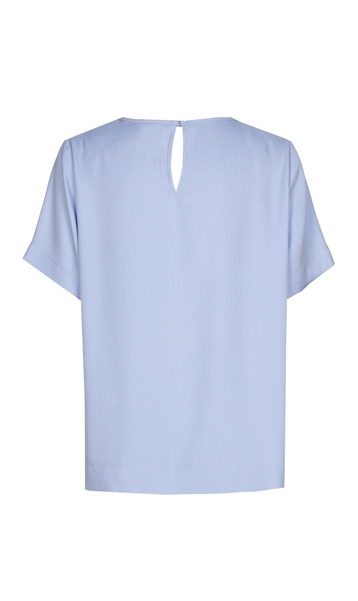 Blouses korte mouw blauw Xandres