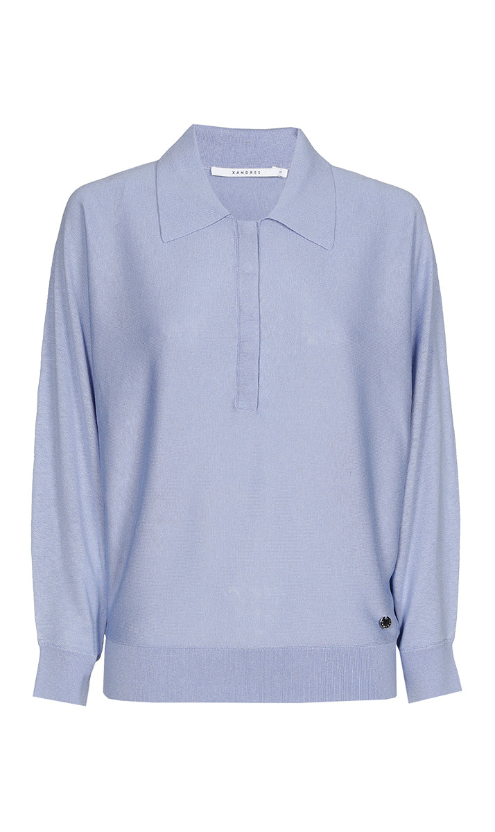 Pulls blauw Xandres