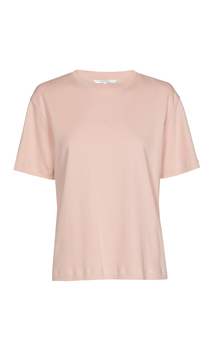 T-shirts korte mouw roze Xandres