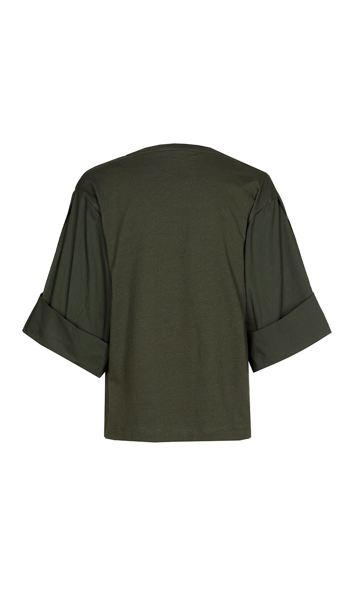 T-shirts korte mouw groen Xandres