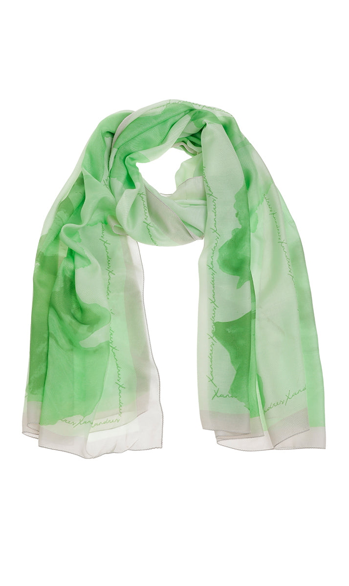 Sjaals groen Xandres