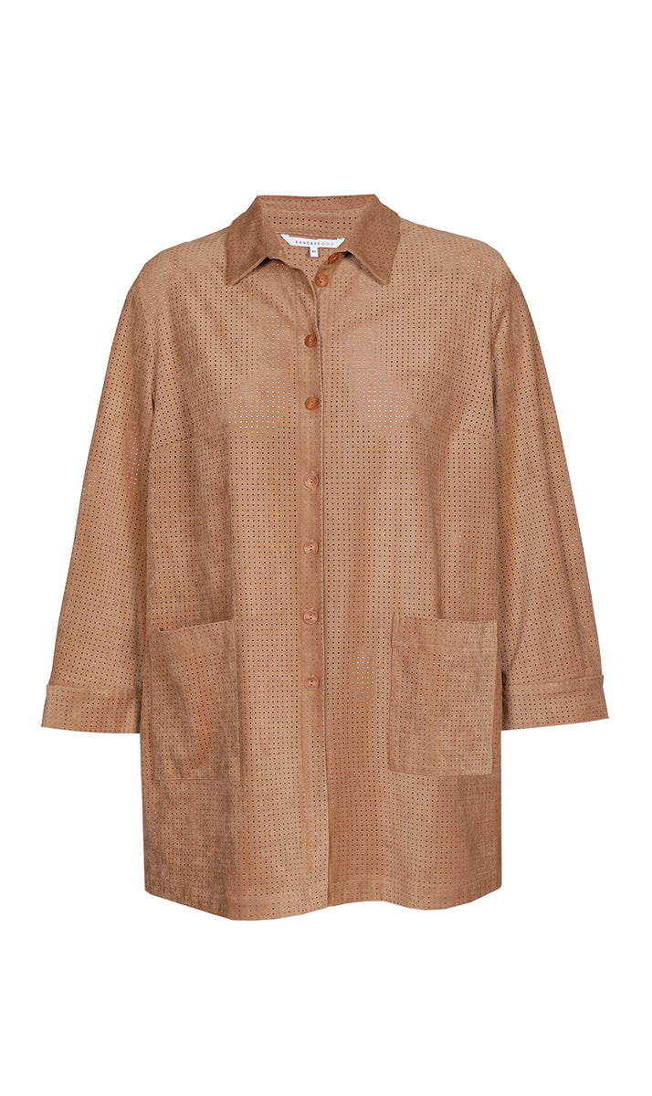Blouses lange mouw bruin Xandres Gold